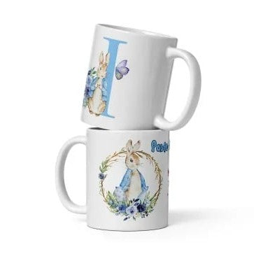 Cana personalizata, Initiala i - Cadou Special de Paste , 11 oz. 330 ml