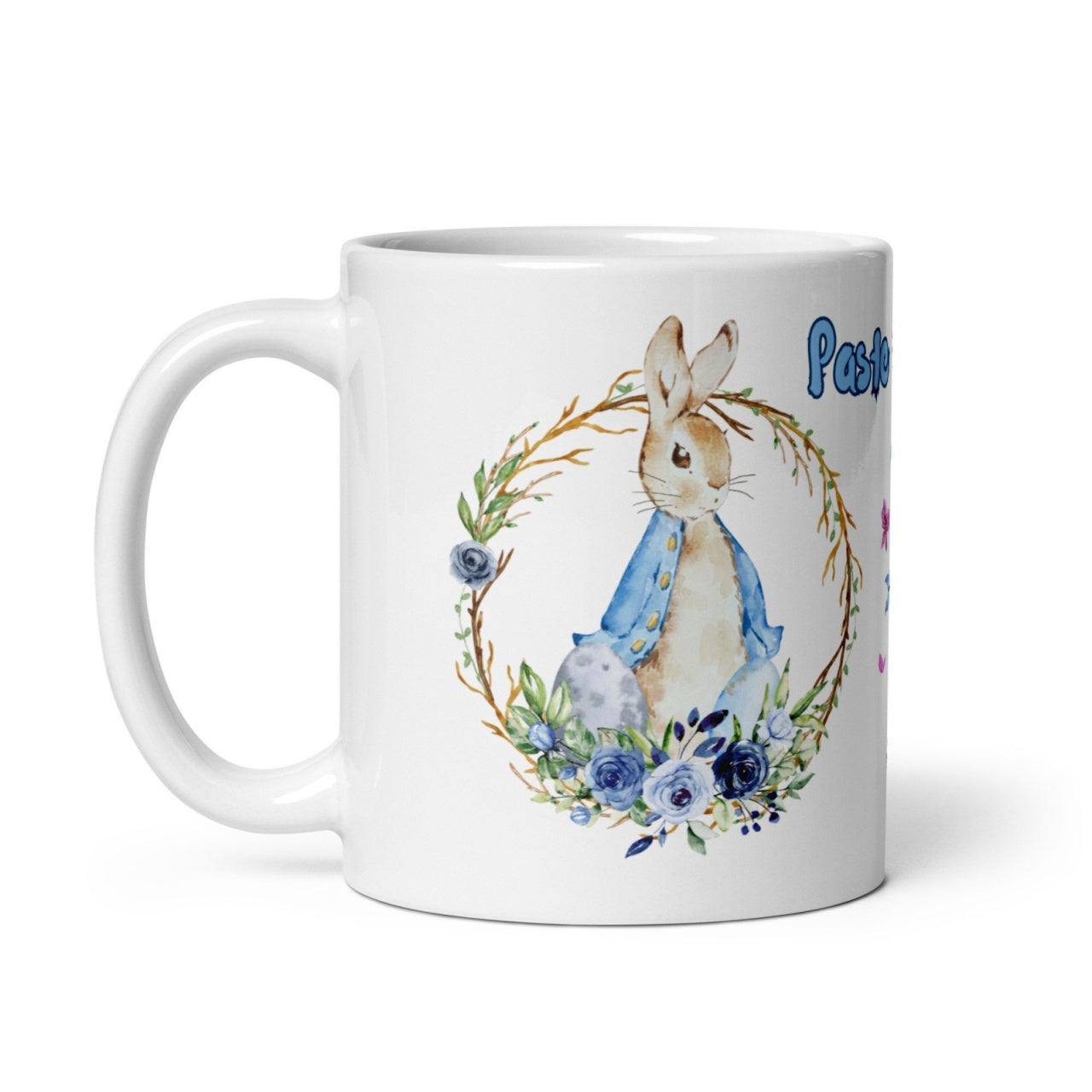 Cana personalizata, Initiala N - Cadou Special de Paste , 11 oz. 330 ml