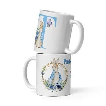 Cana personalizata, Initiala T - Cadou Special de Paste , 11 oz. 330 ml