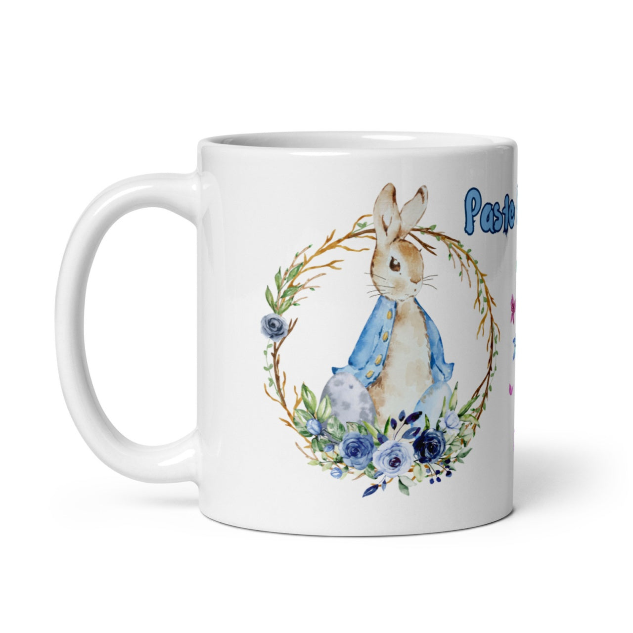 Cana personalizata, Initiala V - Cadou Special de Paste , 11 oz. 330 ml