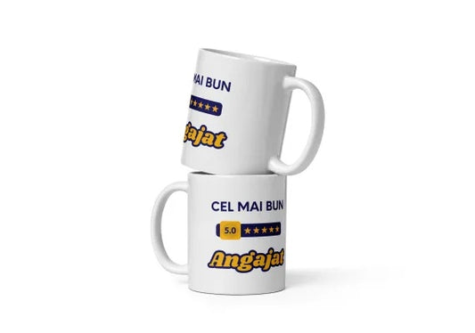 Cana personalizata Pentru cel mai bun angajat , Cadou special , 330 ml