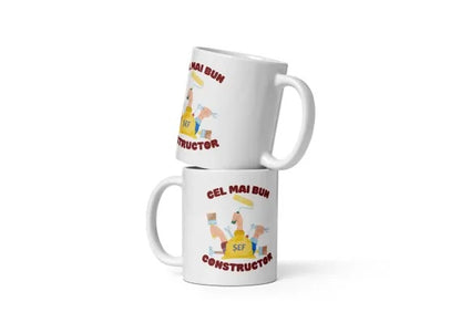 Cana personalizata Pentru cel mai bun Constructor , Cadou special , 330 ml