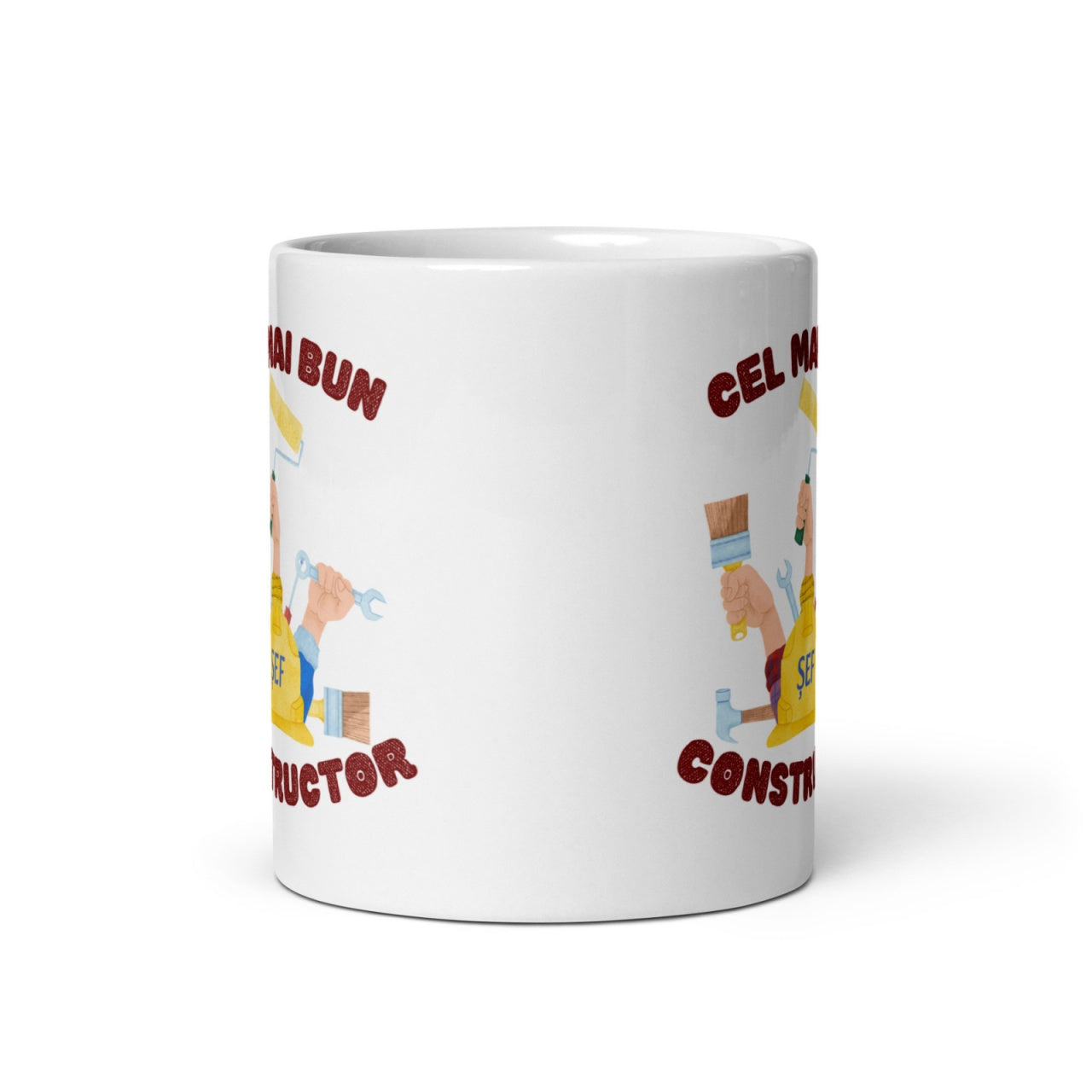 Cana personalizata Pentru cel mai bun Constructor , Cadou special , 330 ml