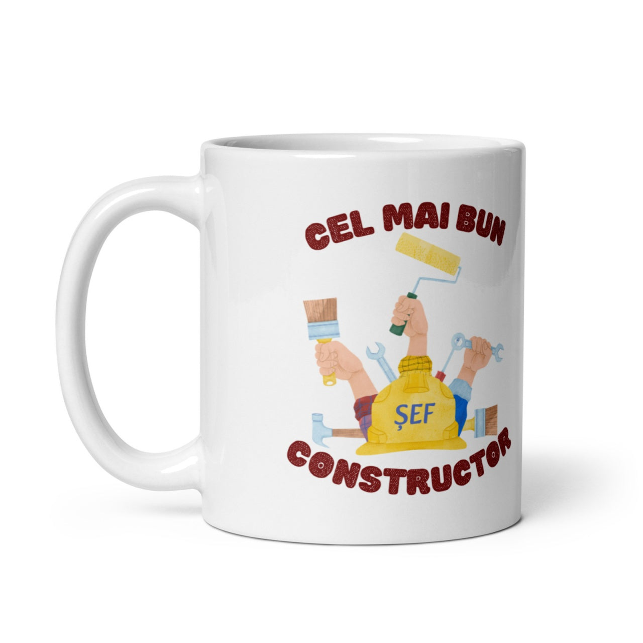 Cana personalizata Pentru cel mai bun Constructor , Cadou special , 330 ml