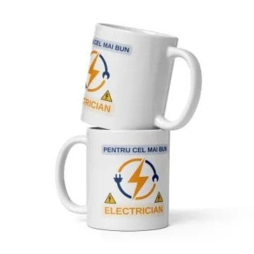 Cana personalizata Pentru cel mai bun Electrician , Cadou special , 330 ml