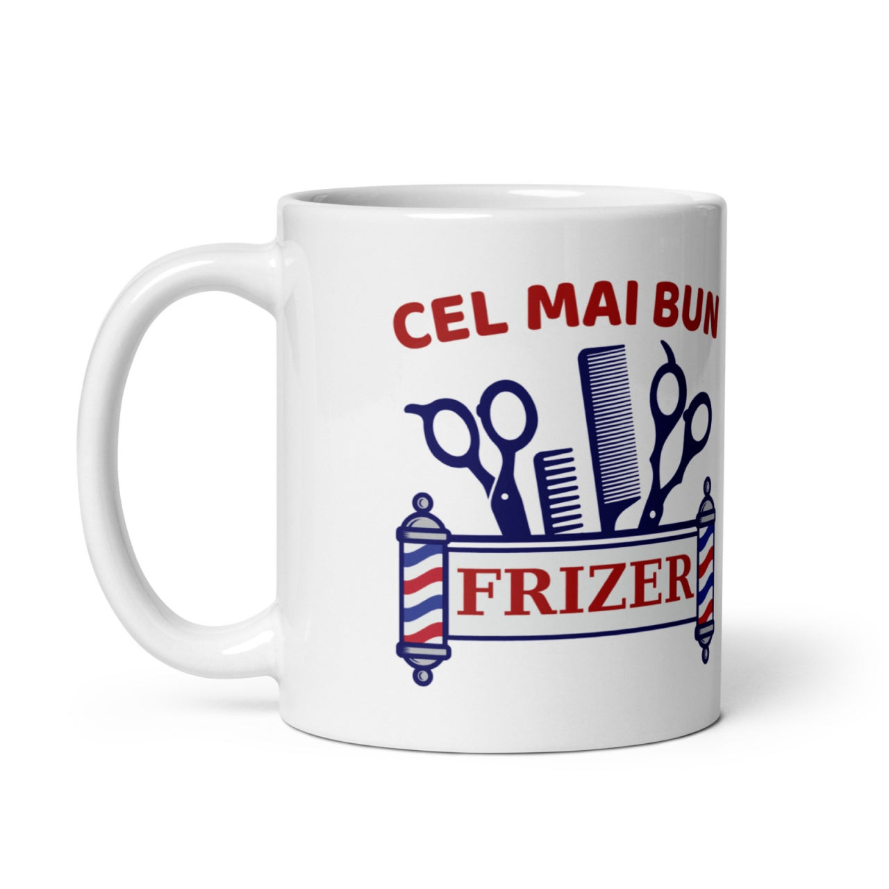Cana personalizata Pentru cel mai bun frizer , Cadou special , 330 ml