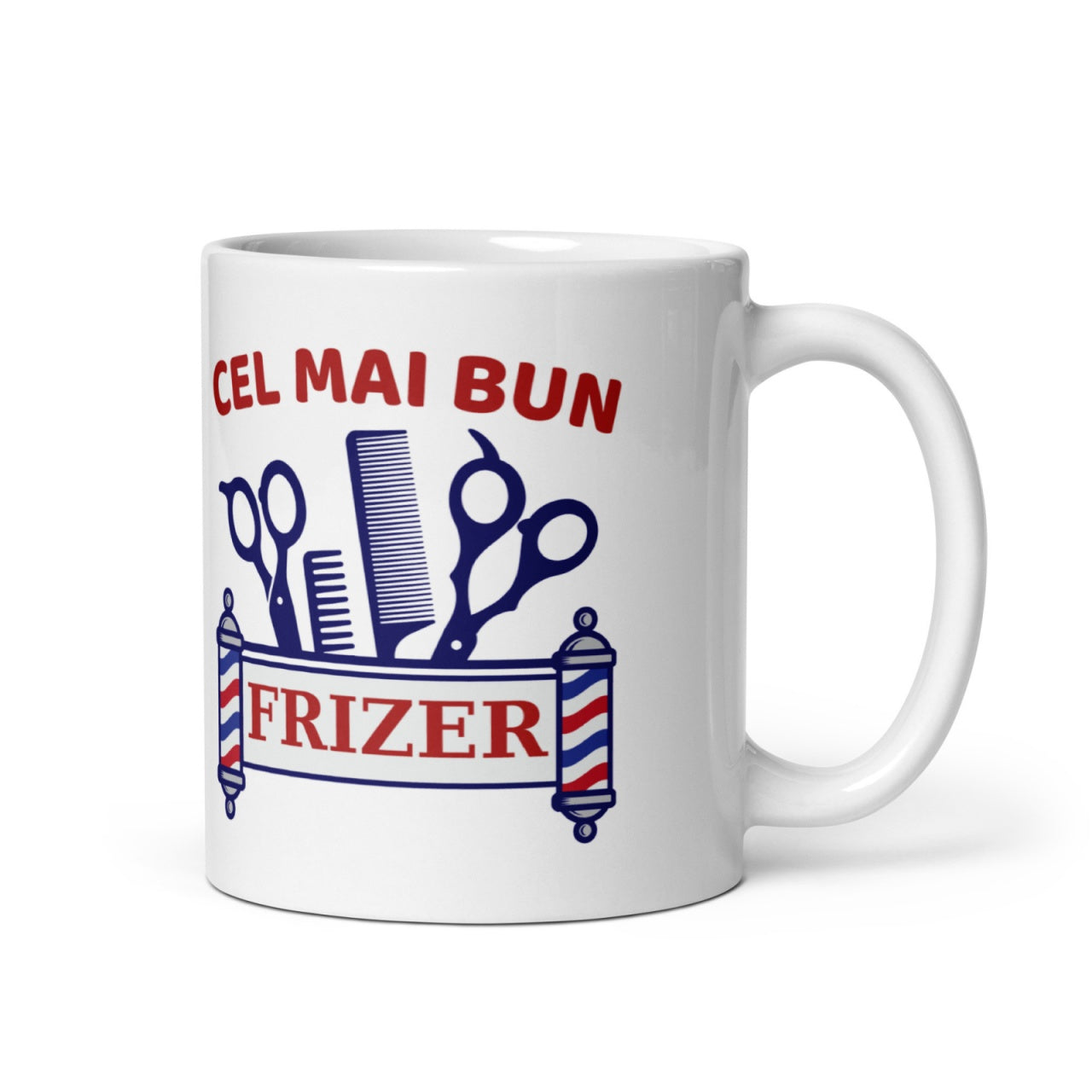 Cana personalizata Pentru cel mai bun frizer , Cadou special , 330 ml