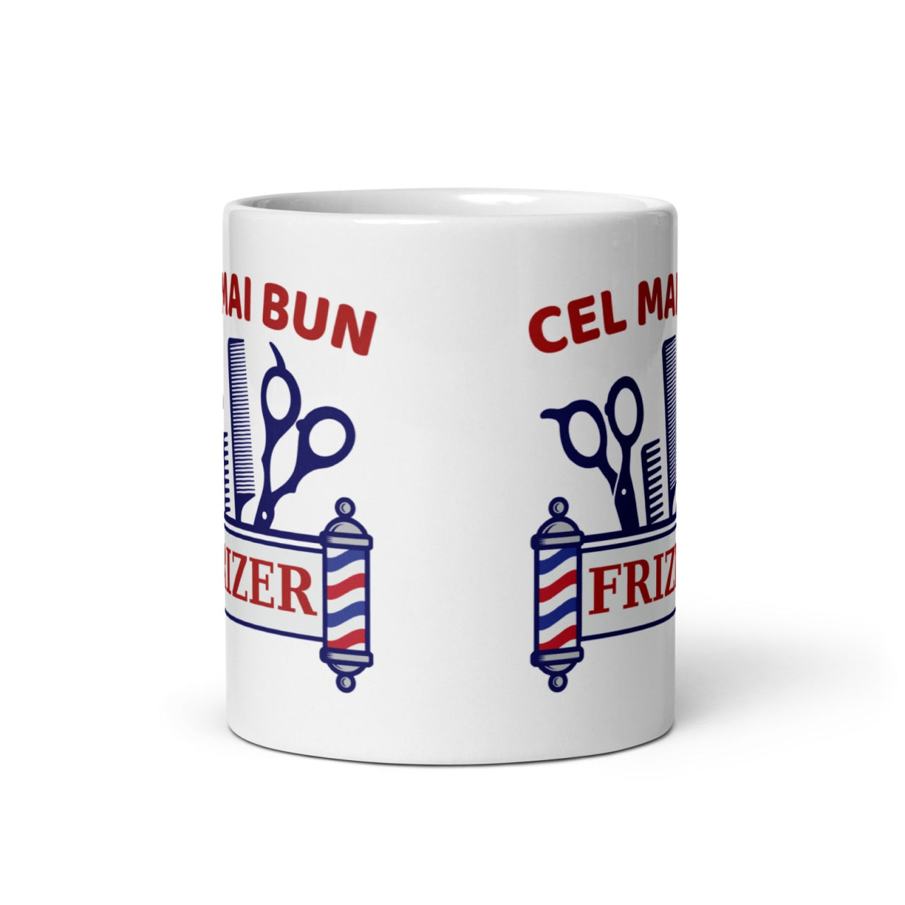 Cana personalizata Pentru cel mai bun frizer , Cadou special , 330 ml