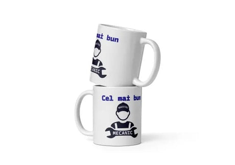 Cana personalizata Pentru cel mai bun mecanic , Cadou special , 330 ml
