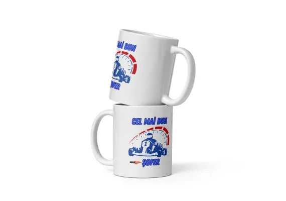 Cana personalizata Pentru cel mai bun sofer , Cadou special , 330 ml