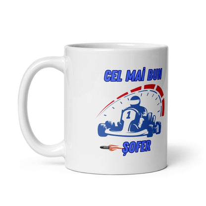 Cana personalizata Pentru cel mai bun sofer , Cadou special , 330 ml