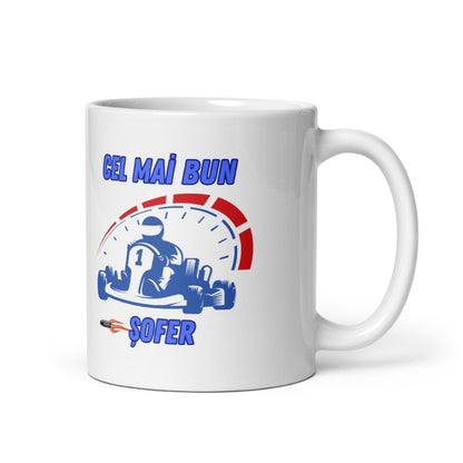 Cana personalizata Pentru cel mai bun sofer , Cadou special , 330 ml