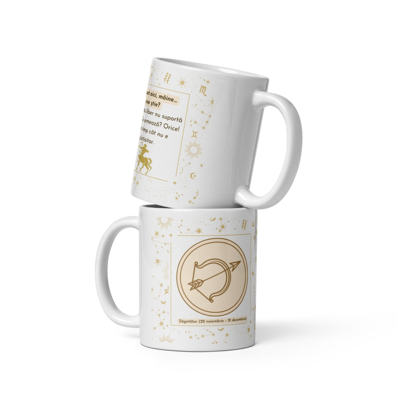Cana personalizata , zSagetator , Aventurier si Optimist, , 11 oz. 330ml