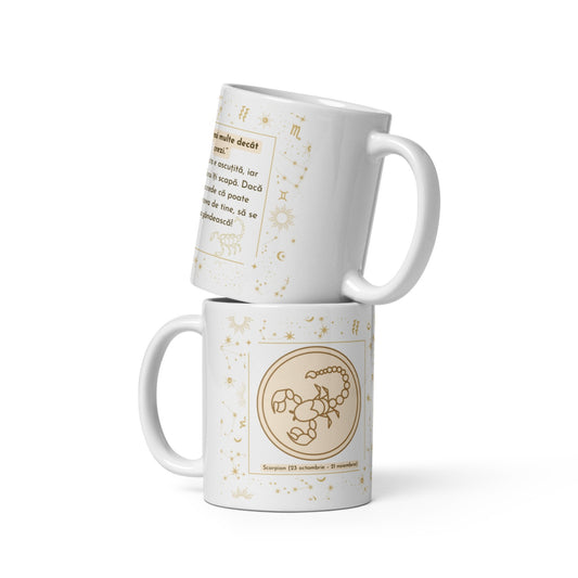 Cana personalizata , zScorpion , Intensitate si Mister, , 11 oz. 330 ml