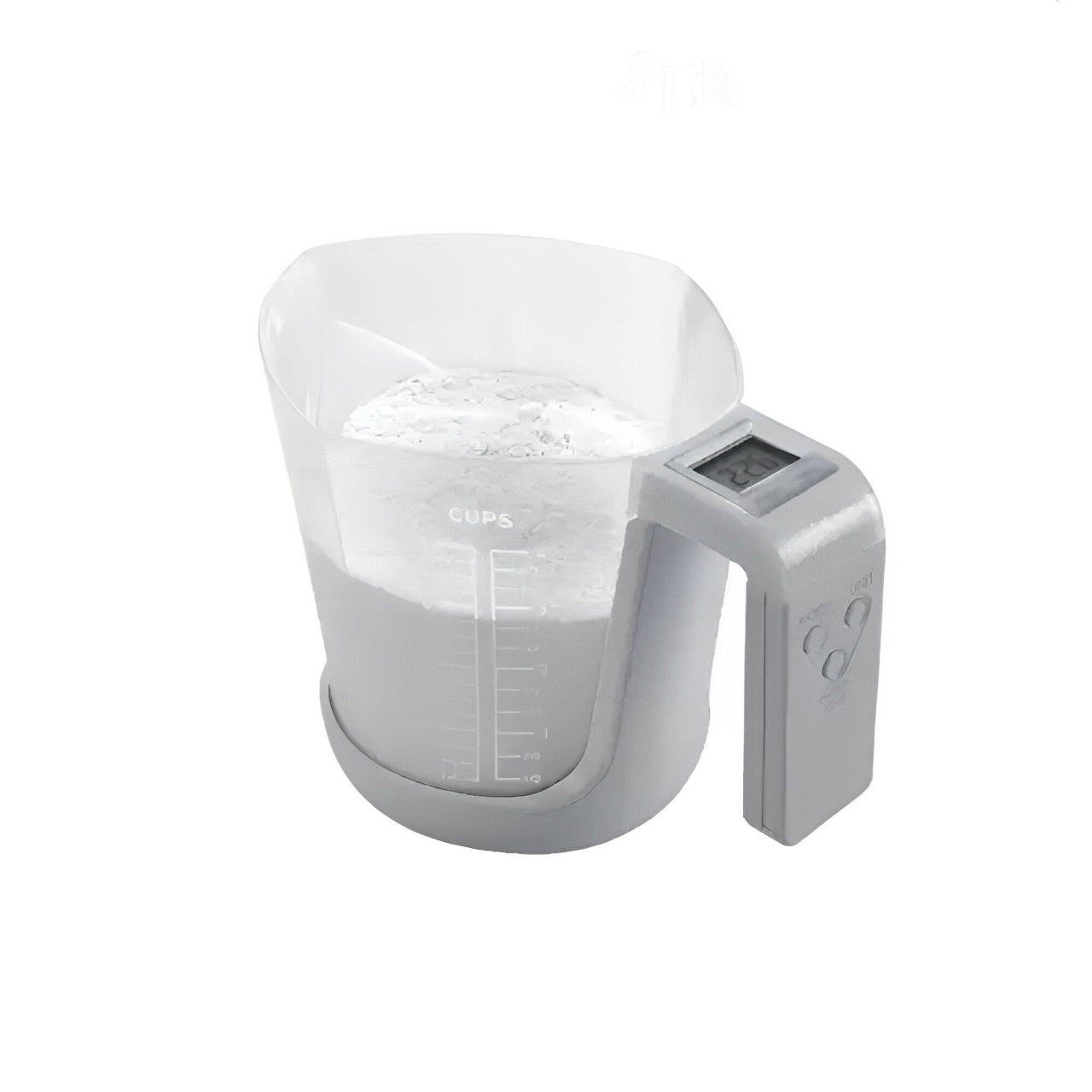 Cântar electronic cupe de măsurare, plastic transparent, LCD, capacitate 5000g/11lb, 26x18.5 cm