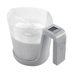 Cântar electronic cupe de măsurare, plastic transparent, LCD, capacitate 5000g/11lb, 26x18.5 cm