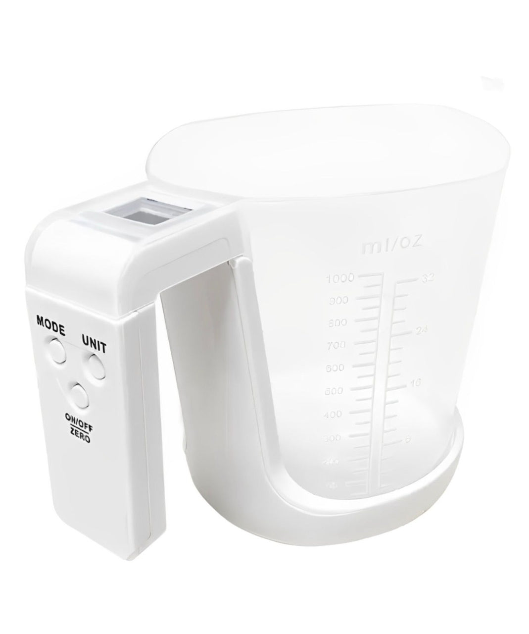 Cântar electronic cupe de măsurare, plastic transparent, LCD, capacitate 5000g/11lb, 26x18.5 cm