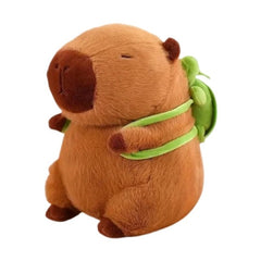 Capibara de Plus 50 cm cu Rucsac , Jucarie Pufoasa XL, Antistres, Cadou Adorabil