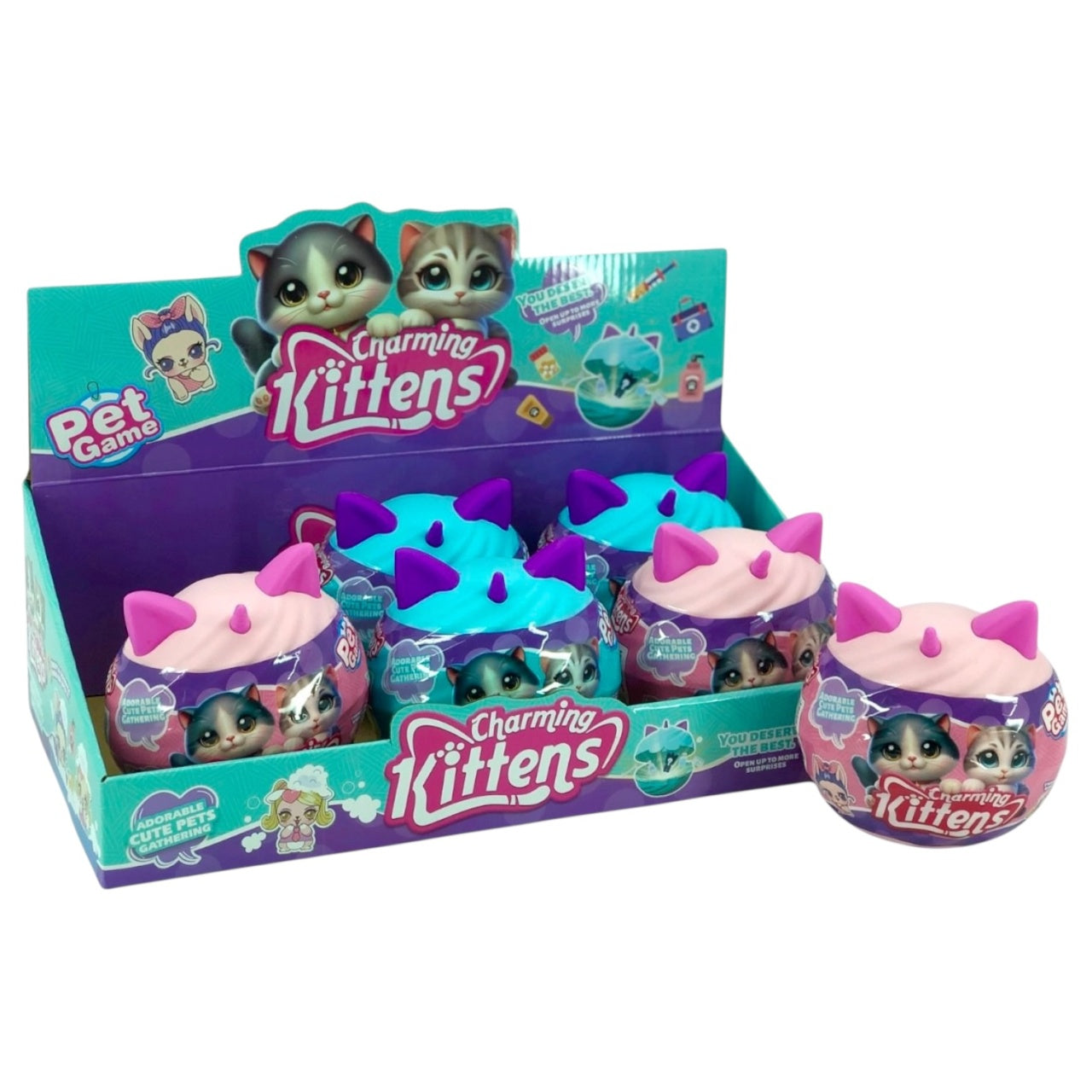 Capsula surpriza pisicute simpatice Charming Kittens, model aleatoriu