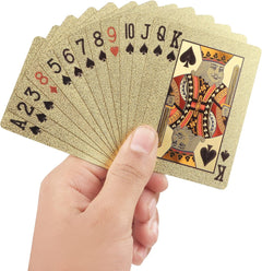 Carti de Joc Luxury cu Cutie Tip 500 Euro, Set Premium Metalic, Poker Edition