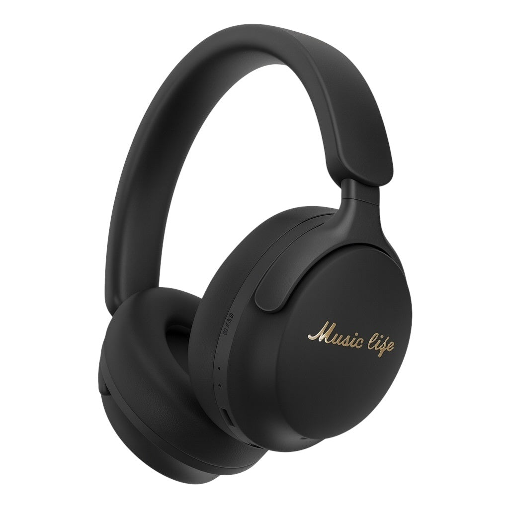 Casti Wireless AKZ 22 Over-Ear MusicLife, HD Stereo, Super Bass, Negru