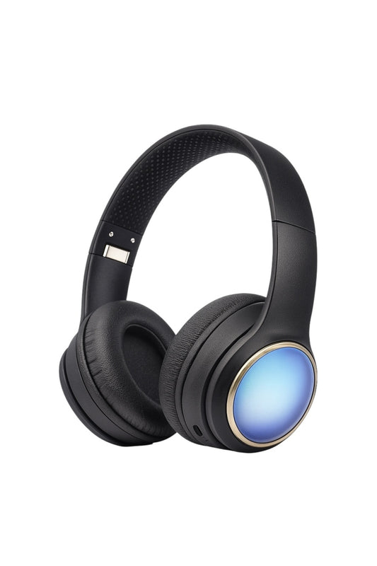 Casti Wireless AKZ 63 Evening Free LED, Hi-Res Audio, Lumini RGB, Negru