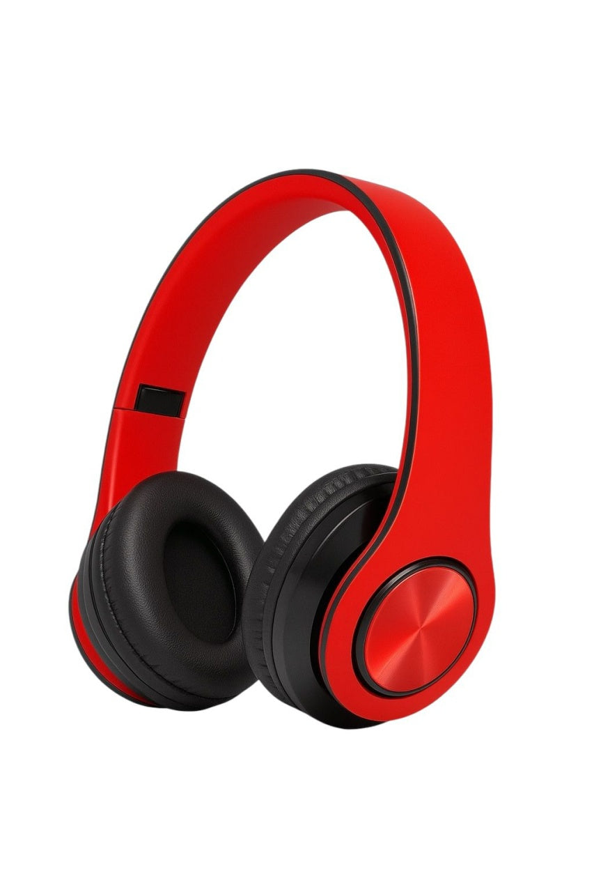 Casti Wireless B39 Rosu Bluetooth 5.0 On-Ear HIFI , Microfon Incorporat Autonomie 6h