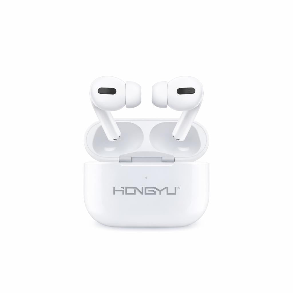 Căști wireless HONGYU Open-Ear TWS din plastic, albe, model HY-1815