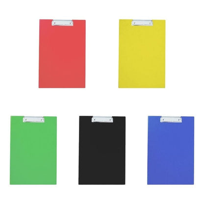Clipboard A4 Simplu cu Carton Plastifiat din PVC si Clema Metalica Rezistenta , Suport Rigid pentru Scris,