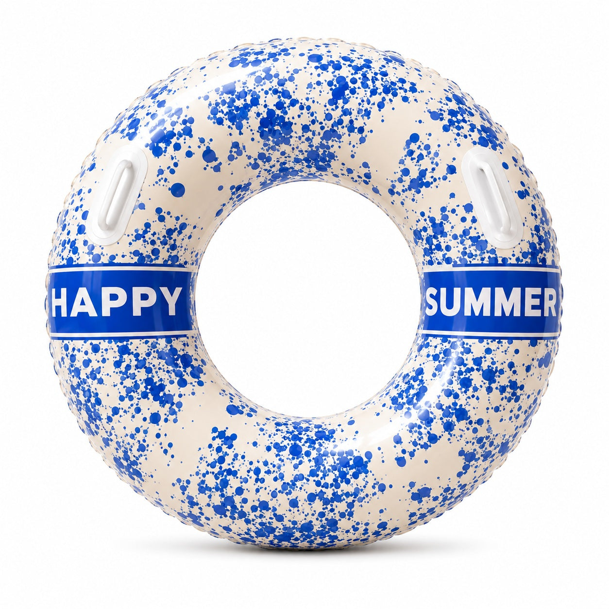 Colac Gonflabil Albastru Happy Summer 90 cm – Colac de Înot pentru Piscină și Plajă