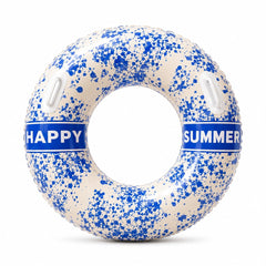 Colac Gonflabil Albastru Happy Summer 90 cm – Colac de Înot pentru Piscină și Plajă