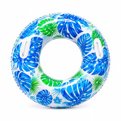 Colac Gonflabil Albastru Tropical 90 cm – Colac de Înot pentru Piscină și Plajă