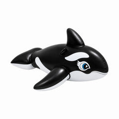 Colac gonflabil balena Orca pentru copii 150x88x55 cm, jucarie apa piscina si plaja