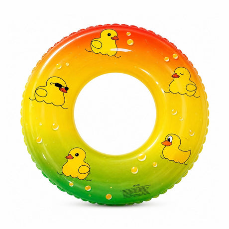 Colac Gonflabil cu Rățuște 90 cm – Inel Gonflabil pentru Copii și Piscină
