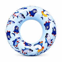 Colac gonflabil cu rechini pentru copii, 90 cm, ideal pentru piscina, plaja si mare