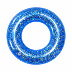Colac Gonflabil cu Slipici Albastru 100 cm – Colac de Înot Glitter pentru Piscină și Plajă