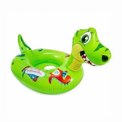 Colac Gonflabil Dinozaur pentru Copii 70 cm – Colac Verde cu Cap Dinozaur, pentru Piscină și Plajă