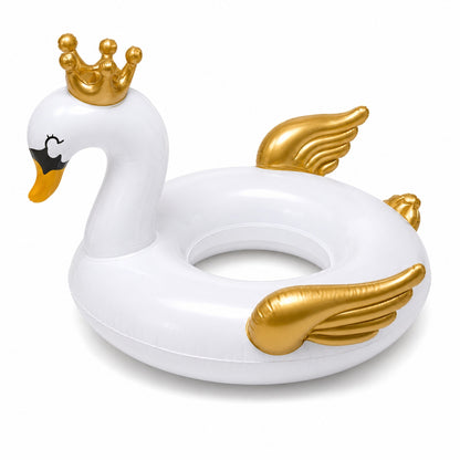 Colac Gonflabil Lebădă Alba pentru Copii – Swim Boat , 70x60 cm