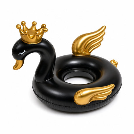 Colac Gonflabil Lebădă Neagra pentru Copii – Swim Boat , 70x60 cm