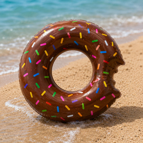 Colac Gonflabil Model Gogoasa Maro 70cm pentru Copii – Colac din PVC pentru Piscina si Plaja