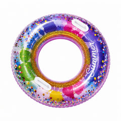 Colac Gonflabil Multicolor 120 cm – Colac de Înot pentru Piscină și Plajă