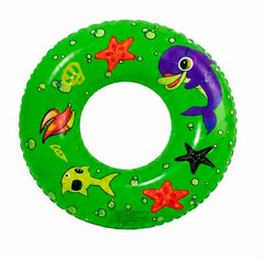 Colac Gonflabil pentru Copii 50 cm cu Imprimeu Marin Verde – Ideal pentru Piscină și Plajă