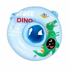 Colac Gonflabil pentru Copii Dino Space Albastru – Colac Înot PVC, Sigur și Confortabil, 3-6 Ani