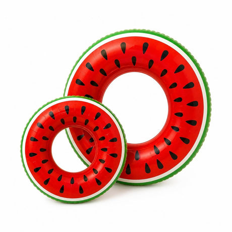 Colac Gonflabil pentru Copii Pepene Roșu 120 cm – Colac Înot Mare pentru Piscină și Plajă