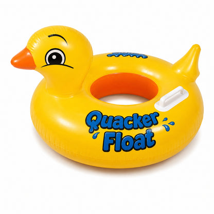 Colac Gonflabil Rățușcă pentru Copii 80x60 cm – Colac Înot cu Mânere, Model Duck Float