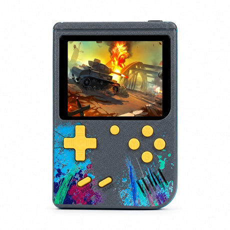 Consolă de jocuri portabilă retro G5S, Plastic, Albastru Gri, Ecran LCD
