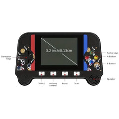 Consola Jocuri Portabila F3 Retro Classic Game , Ecran 3.2 inch Lumini Sunete USB TV Out