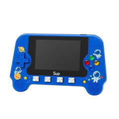 Consola Jocuri Portabila Retro Classic Game , Ecran 3.2 inch Lumini Sunete USB TV Out Design Spatial Albastru