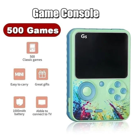 Consola portabila jocuri retro G5, ecran color, mini game player, jocuri clasice