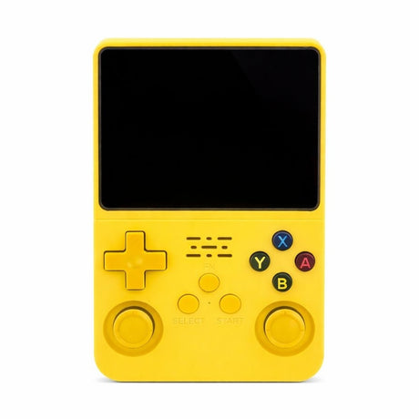 Consola Portabila pentru Jocuri R36S, 64GB, galben